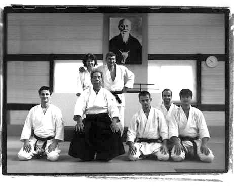 Les anciens de Tenchi autour de Morihiro Saito Sensei