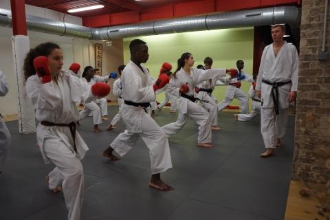 Pratique au dojo Tenchi