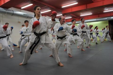 Pratique au dojo Tenchi