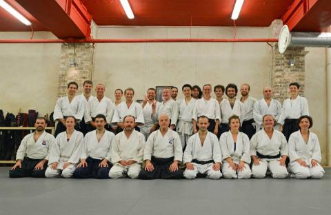 Inter-dojo avec nos copains danois, en 2013