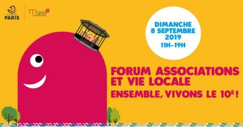 Visuel forum des associations du 10e