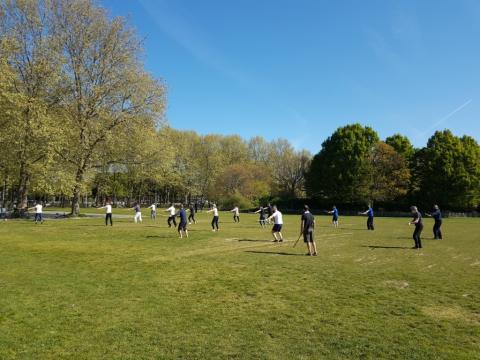 Cours au Parc de la Villette