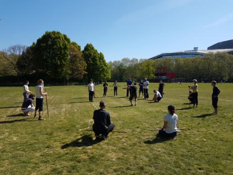 Cours au Parc de la Villette