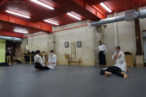 Passage de 1er kyu de Silvère et d'Alexandre, et du shodan de Vincent