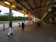 Pratique à la Villette en septembre 2020