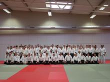 Stage de Yasuhiro Saito Sensei à Fontainebleau en juin 2023 (photo de groupe)