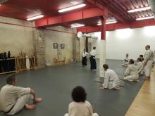 Cours au dojo en septembre 2023