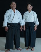 Hitohira Saito et sa femme Hisako