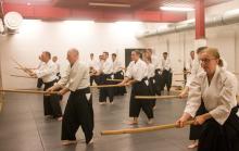 Pratiquant·es sur le tatami