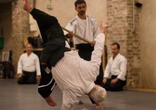 Pratiquant·es sur le tatami